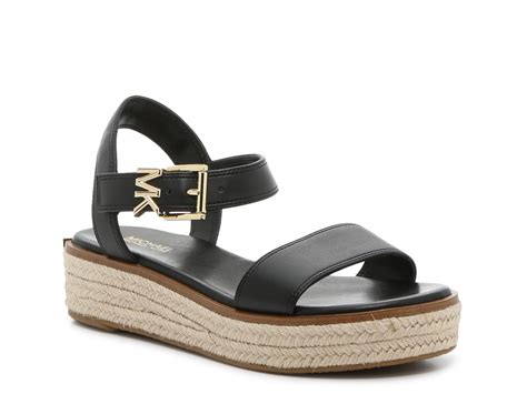 dsw michael kors sandals|michael kors flat sandals dsw.